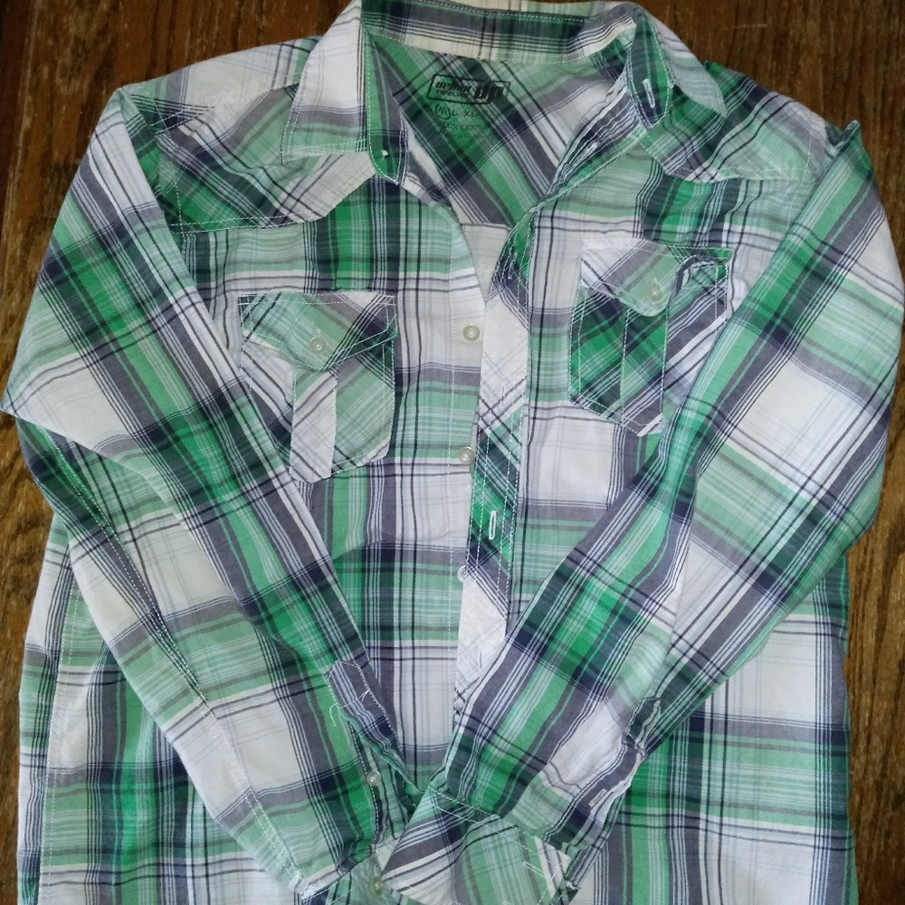 Men's Urban Pipeline Plaid Button Up